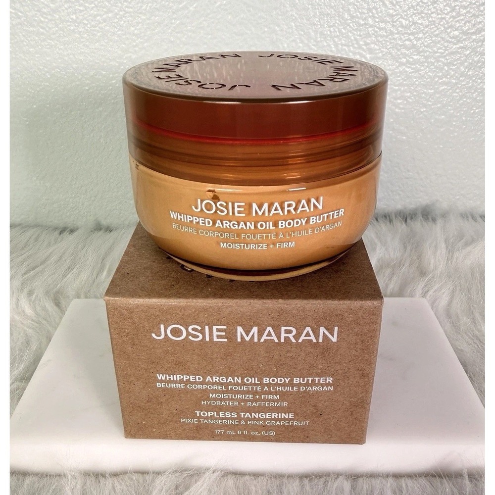 Josie Maran Whipped Argan Oil Body Butter Topless tangerine 6 oz New/Boxed